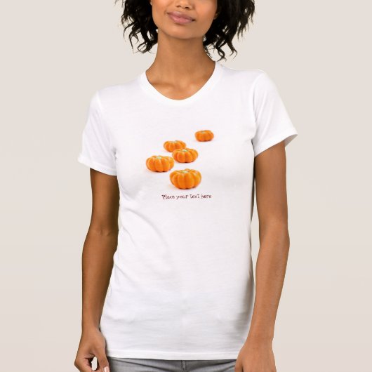 Snoep van de pompoen t-shirt (Voorkant)