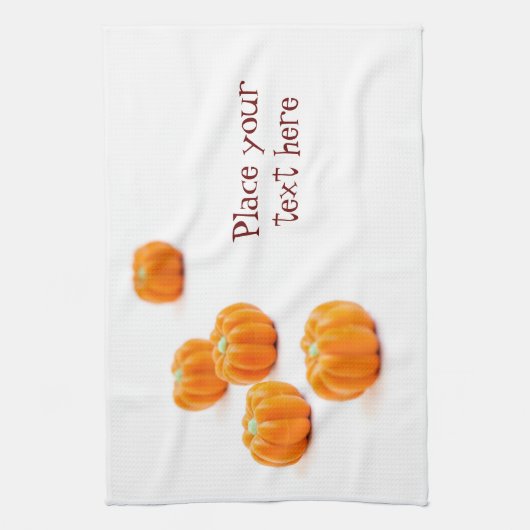 Snoep van de pompoen theedoek (Verticaal)