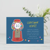 Snoep van de roodbal kaart (Staand voorkant)