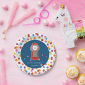Snoep van de roodbal papieren bordje (Feest)