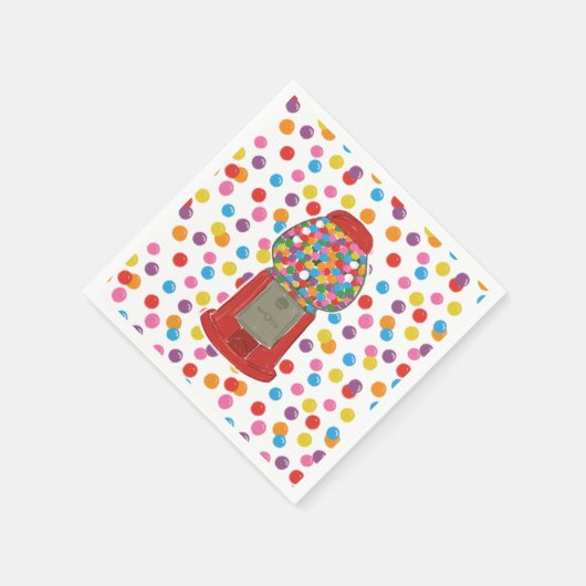 Snoep van de roodbal servet (Hoek)