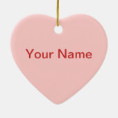 Snoep van het hart - Creëer je eigen gevoel Keramisch Ornament (Achterkant)