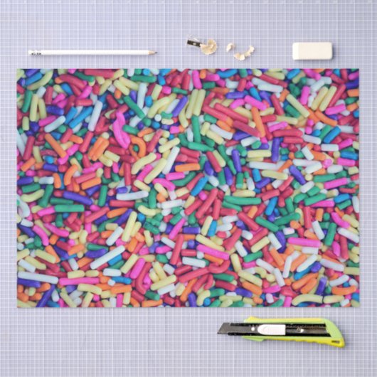 Snoep van ijscrème spint tissuepapier (Craft)