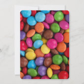 Snoep van kleurstoffen, Buttonnen van Snoepjes, zo Kaart (Achterkant)