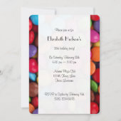 Snoep van kleurstoffen, Buttonnen van Snoepjes, zo Kaart (Voorkant)