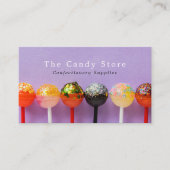 Snoep van Lollipop, suikerwerk Visitekaartje (Voorkant)