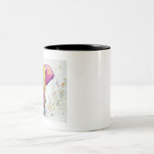 snoep van olifanten tweekleurige koffiemok (Center)