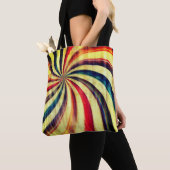 snoep van pepermunt, doorgesneden, kleurig tote bag (Dichtbij)