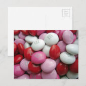 Snoep van valentijns feestdagenkaart (Voorkant / Achterkant)