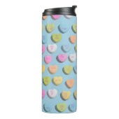 Snoep van valentijns Hart Thermische Tumbler Thermosbeker (Gedraaid links)