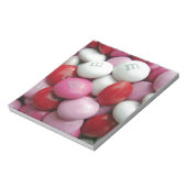 Snoep van valentijns notitieblok (Linkerzijde)