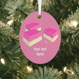 Snoep van zoete kokokosnoten -"kokosnoot-ijs" - jo metalen ornament