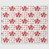 Snoep van zoete peppermint cadeaupapier (Vlak)