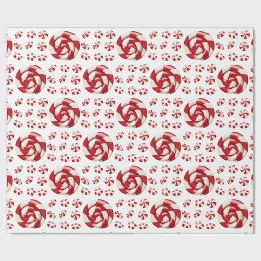 Snoep van zoete peppermint cadeaupapier (Vlak)