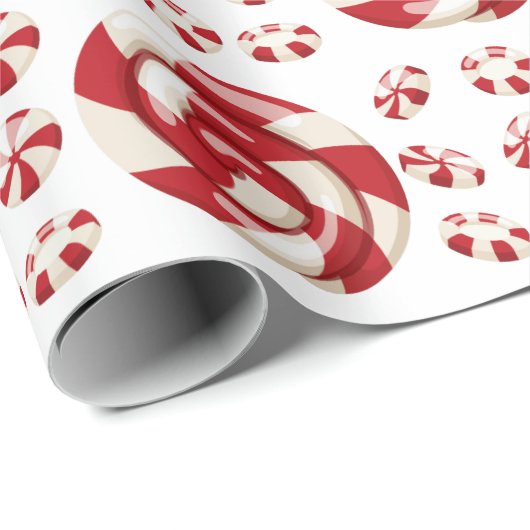 Snoep van zoete peppermint cadeaupapier (Rol Hoek)