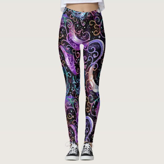 Snoep veelkleurige kralen leggings (Voorkant)