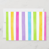 Snoep Verjaardag Foto Uitnodiging (Achterkant)