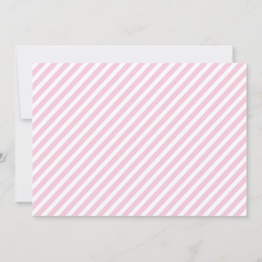 Snoep verjaardagsuitnodigingen | Sweet Shoppe Part Kaart (Achterkant)