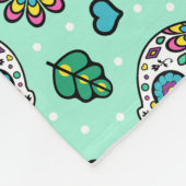 Snoep Verkleurde Suikerhuid Fleece Deken (Hoek)