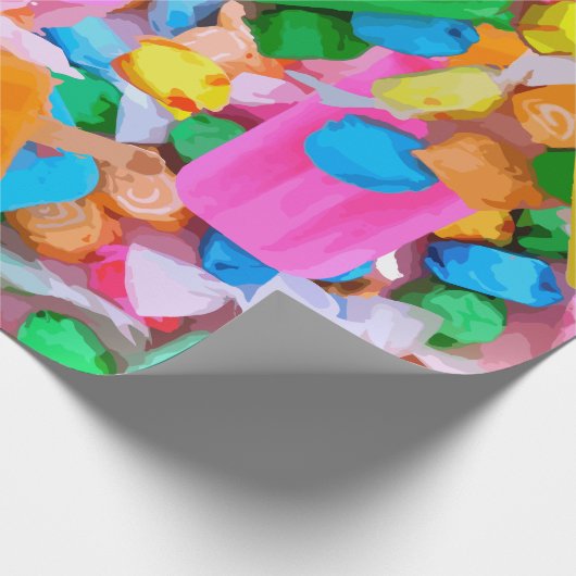 Snoep verpakt papier (Hoek)