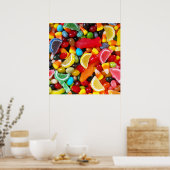 Snoep-verplaatsing Poster (Keuken)