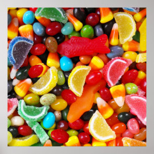 Snoep-verplaatsing Poster