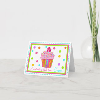 Snoep Verrassing Cupcake Bedankt Opmerking Kaarten