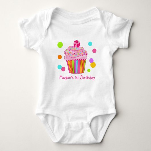 Snoep verrassingscupcake romper (Voorkant)