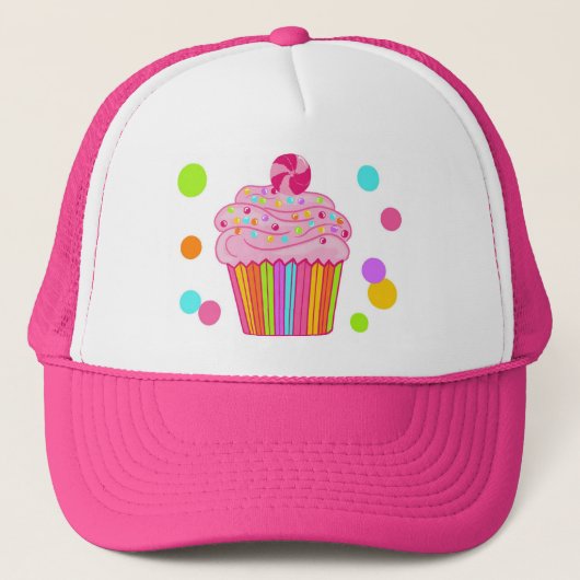 Snoep verrassingscupcake trucker pet (Voorkant)