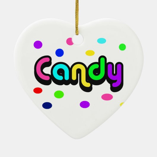 Snoep-versierend Keramisch Ornament (Achterkant)