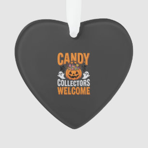 Snoep Verzamelaars Welkom Halloween Pompoen Ornament