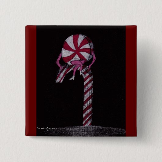 Snoep Vierkante Button 5,1 Cm (Voorkant)