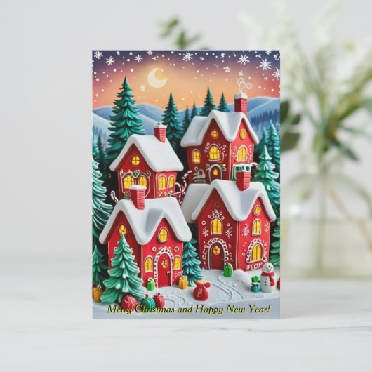 Snoep Village Kaart (Staand voorkant)