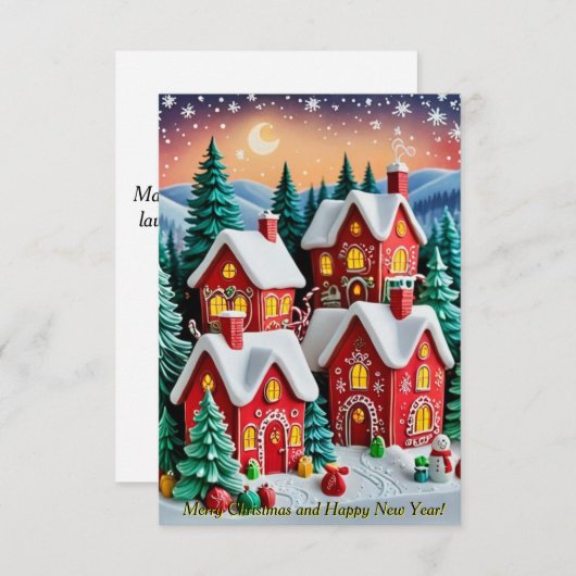 Snoep Village Kaart (Voorkant / Achterkant)