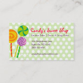 Snoep Visitekaartje (Achterkant)