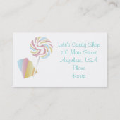 Snoep Visitekaartje (Achterkant)