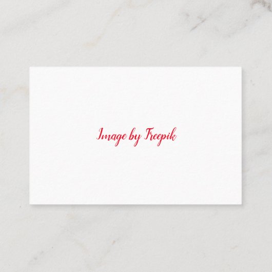 Snoep Visitekaartje (Achterkant)