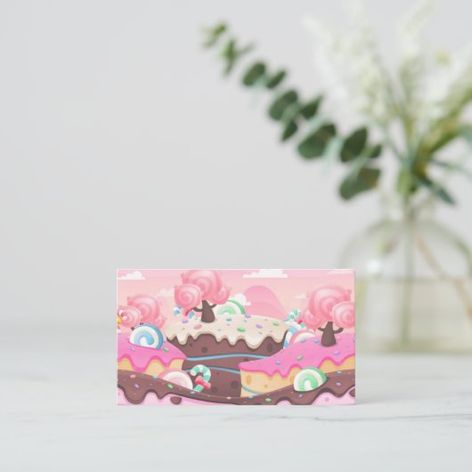 Snoep Visitekaartjes (Staand voorkant)