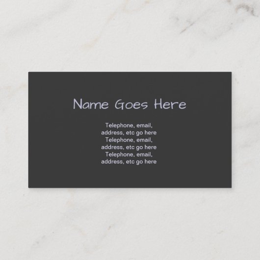 "Snoep" Visitekaartjes van de rijinstructeur (Achterkant)