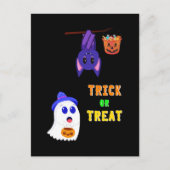 Snoep vleermuizen Halloween 31 oktober UK Briefkaart (Voorkant)