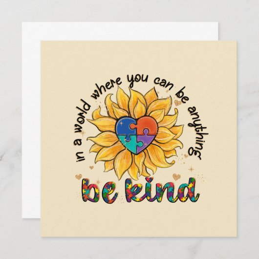 Snoep voor autisme (Voorkant / Achterkant)