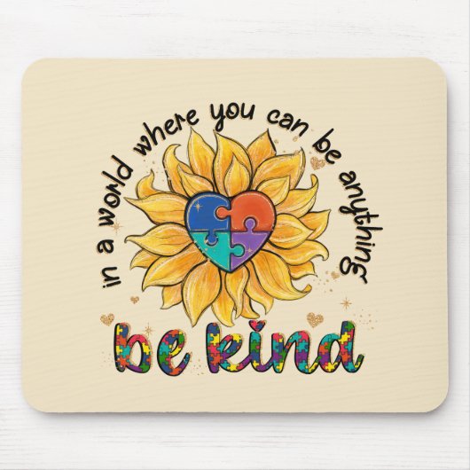 Snoep voor autisme muismat (Voorkant)