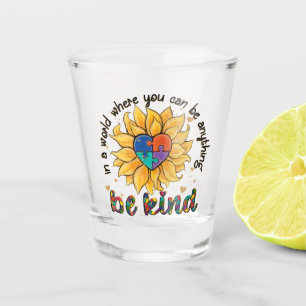 Snoep voor autisme shot glas