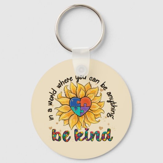 Snoep voor autisme sleutelhanger (Achterkant)