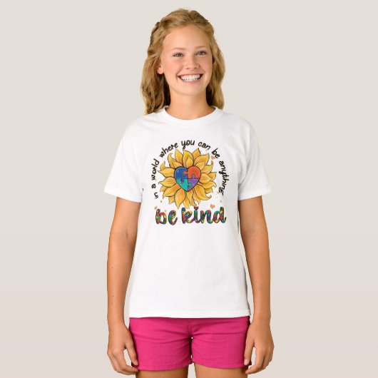 Snoep voor autisme t-shirt (Voorkant volledig)