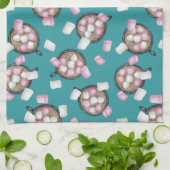 Snoep voor cacaomarshmallows winter theedoek (Gevouwen)