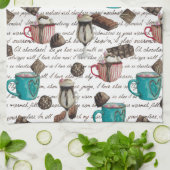 Snoep voor cacaomarshmallows winter theedoek (Gevouwen)