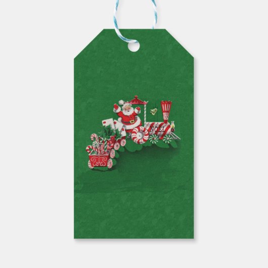  Snoep voor de kerstman met peppermint Cadeaulabel (Achterkant)