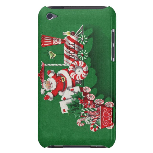  Snoep voor de kerstman met peppermint iPod Touch Hoesje (Achterkant)