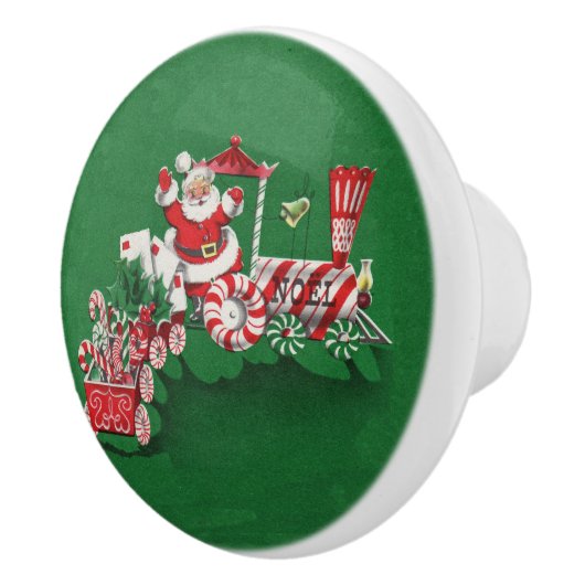  Snoep voor de kerstman met peppermint Keramische Knop (Rechts)